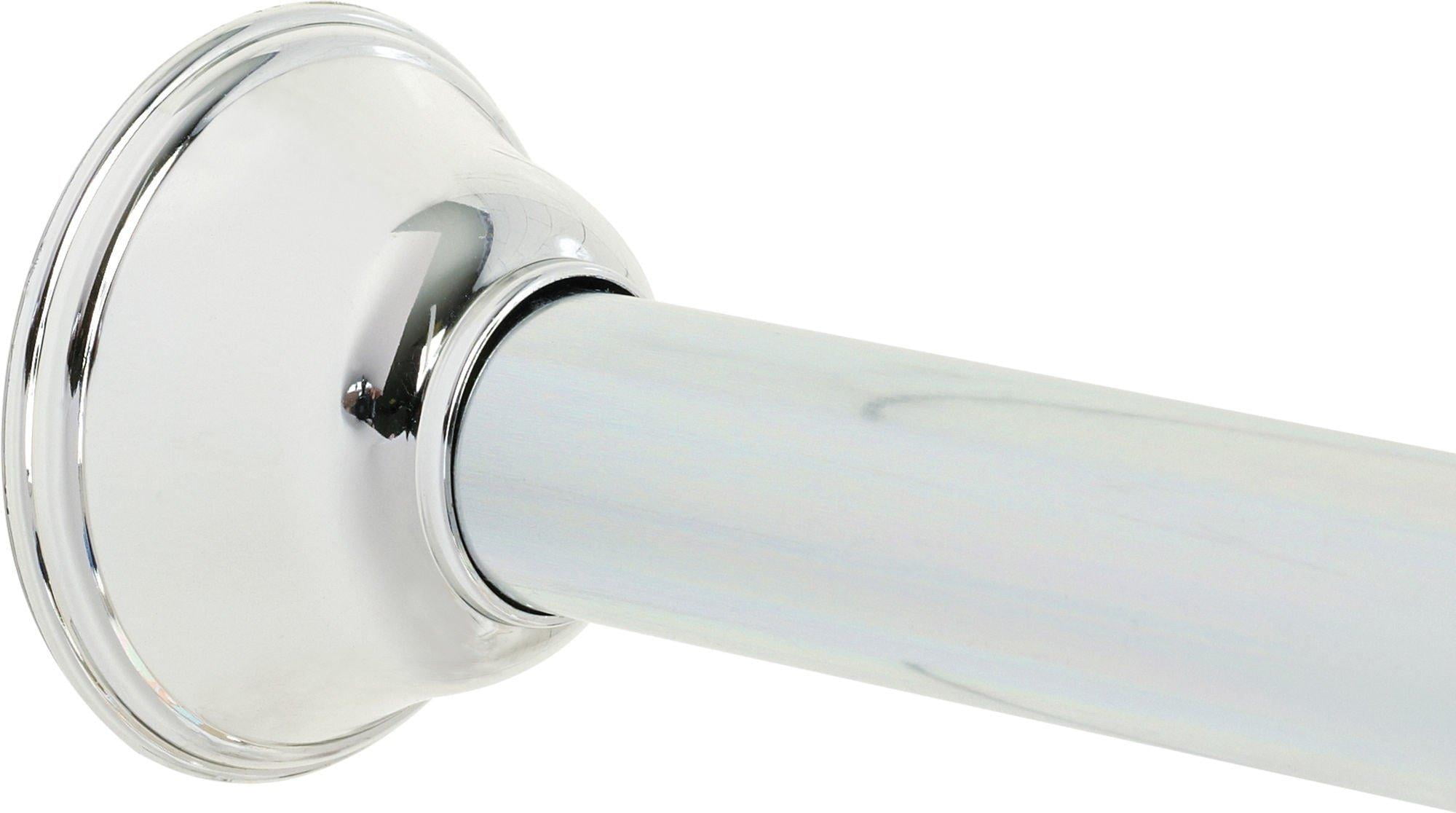 Zenna Home Never Rust Bell Adjustable Shower Rod One Size Chrome