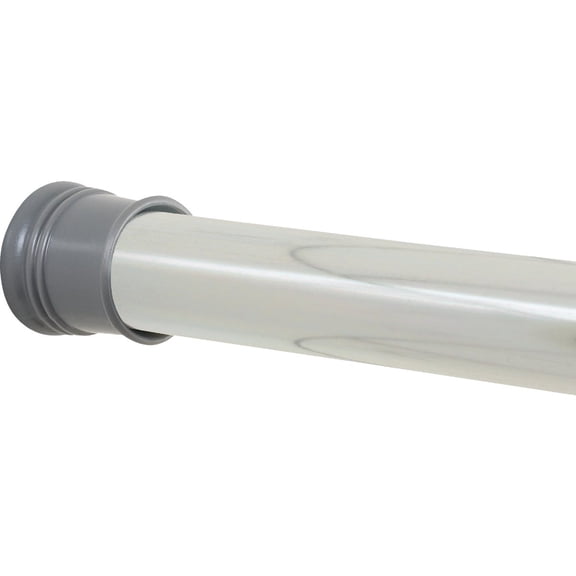 Zenna Home Chrome Silver Tension Rod 51 in. L x 86 in. L