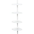 thumbnail image 1 of Zenna Home Pole Shower Caddy, White, 1 of 6