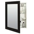 thumbnail image 1 of Zenna Home Recessed/Wall Mount  Rectangle Framed Mirror Medicine Cabinet, 24.5" x 30.5", Bronze, 1 of 6