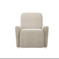 thumbnail image 1 of Zenna Home Recycled Cotton Recliner Slipcover, 4-Piece, Khaki Heather, 1 of 6