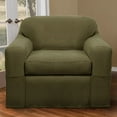 thumbnail image 1 of Zenna Home Reeves Stretch 2 Piece Chair Furniture Cover Slipcover, 1 of 6