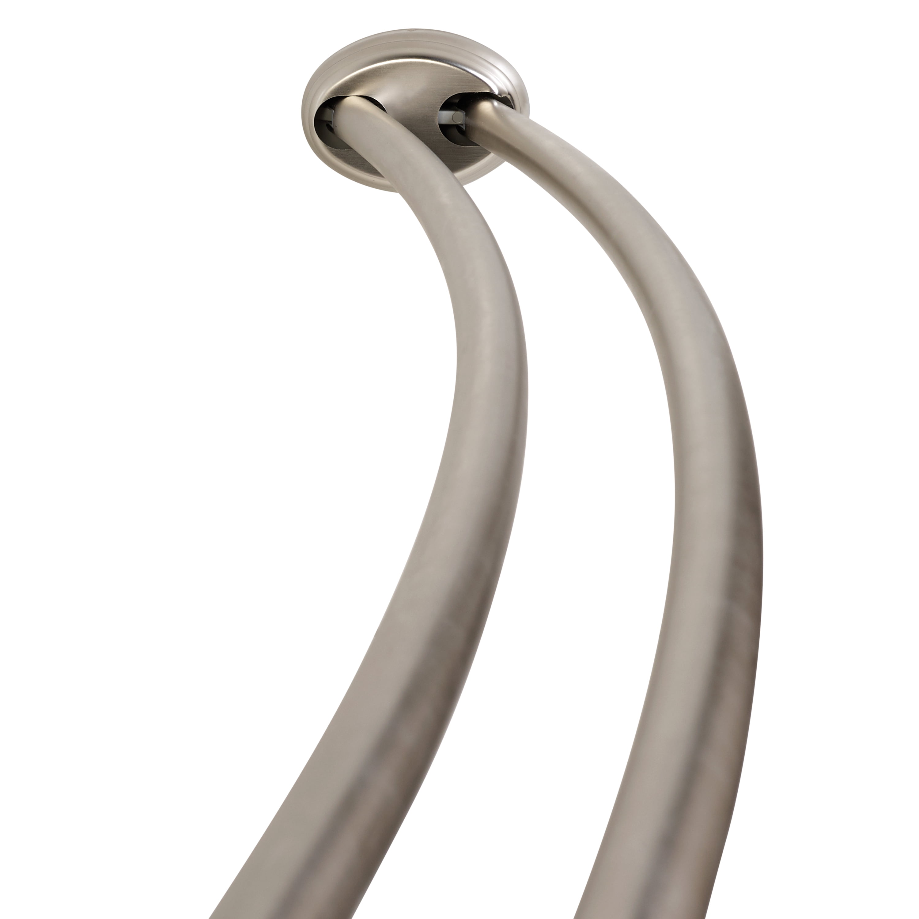 Zenna Home NeverRust Curved Shower Rod Rustproof Aluminum