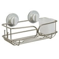 thumbnail image 1 of Zenna Home Rustproof Stainless Steel Shower Basket Organizer with Suction or Adhesive Mount, 1 Shelf, 1 of 6