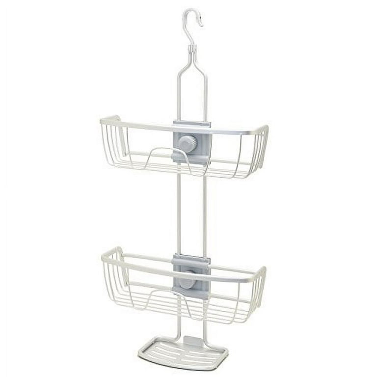 Zenna Home Over-the-shower Rust Resistant Hanging Shower Caddy in Satin  Chrome 7402AL - The Home Depot