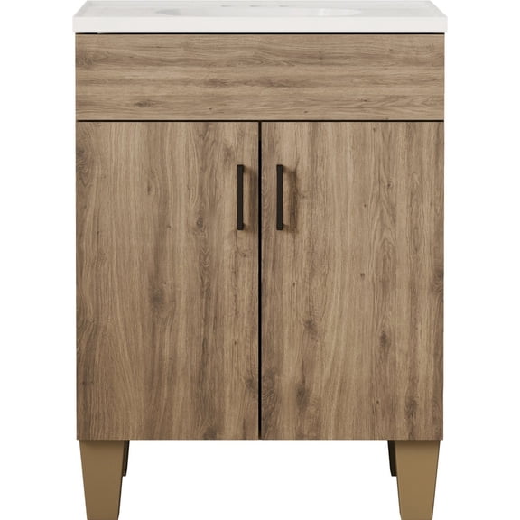 Zenna Home Slab Door Vanity with Top - Pack of 4