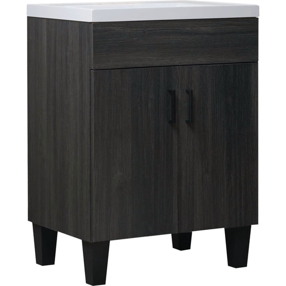 Zenna Home Slab Door Vanity with Top3 - Pack of 2