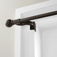thumbnail image 1 of Zenna Home Smart Rods Twist & Shout Tension Curtain Rod, 48" - 84", Oil Rubbed Bronze, 1 of 10