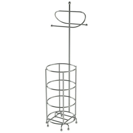 Zenna Home Toilet Paper Holder, Chrome