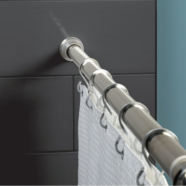 Zenna Home Ultimate Rustproof Stainless Steel DualMount Brushed Nickel