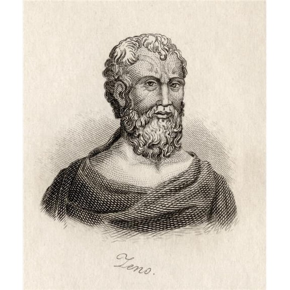 Zeno of Citium 336-264 Philosopher From Cyprus. Founder of The Philosophiocal Poster Print - 26 x 30