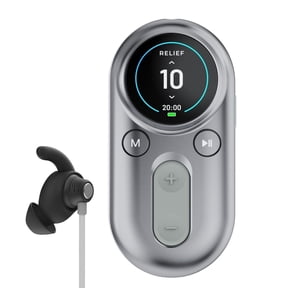 ZenoWell Luna Vagus Nerve Stimulator, Migraine Relief, Sleep Aid & Anxiety Relief, 4 Modes, 30 Levels, Silver