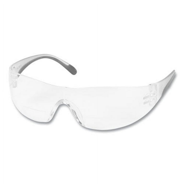 Zenon Z12R Rimless Optical Eyewear with 3-Diopter Bifocal Reading-Glass Design, Scratch-Resistant, Clear Lens, Clear Frame