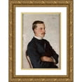 thumbnail image 1 of Zenon Łęski 18x24 Gold Ornate Framed and Double Matted Museum Art Print Titled - Portrait of a Man (1891), 1 of 4