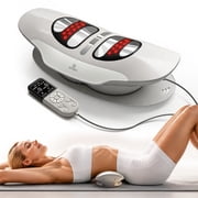makemate Electric Lumbar Traction Device with Dynamic Traction, Left & Right Swing, Electrotherapy, Vibration Massage, Hot Compress