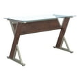 thumbnail image 1 of Zenos 48" Desk in Traditional Cherry Red Engineered Wood, 1 of 10