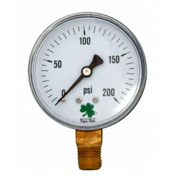 Zenport 0-200 Psi Dry Air Pressure Gauge