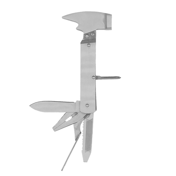Zenport 12008 10-Function Pliers Multi-Tool with Carrying Case, Silver