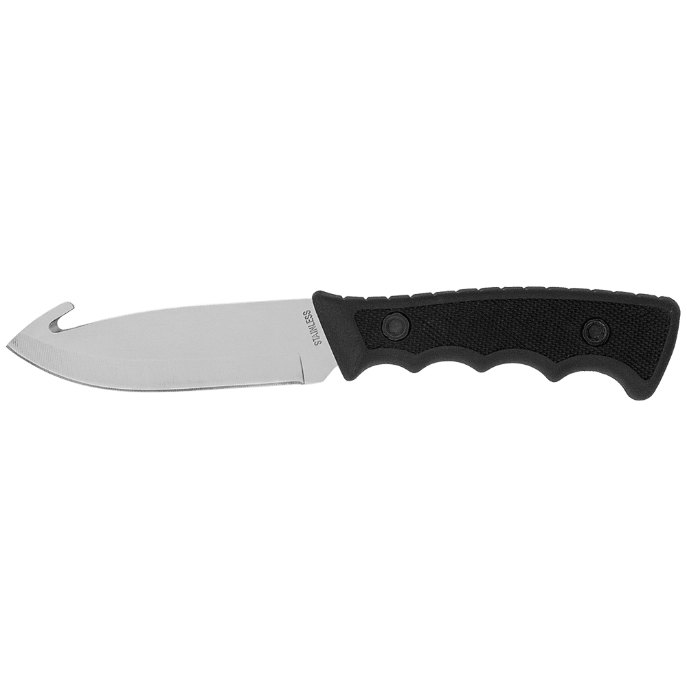 Zenport 14032A Hunting Knife with Sheath - 9-Inch, 4.2 Inch Stainless Steel Blade, Black