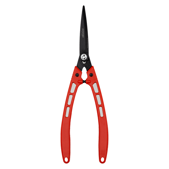 Zenport HS715 Hedge Shear, 6 Inch High Carbon Steel Blades, Red