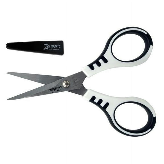 Zenport 5.25 in. Scissors, Trimmer Bee, Stainless & Safety Cap