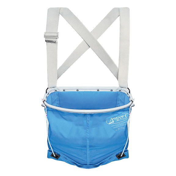 Zenport AG416 Soft Shell Fruit Harvest Bag Sling, 44-Pound, Blue