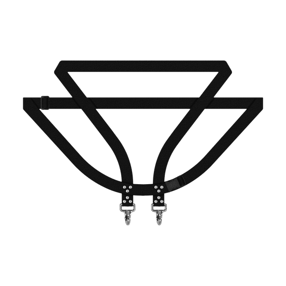 Zenport AG422 Picking Pail Harness, 1-Gallon, Black