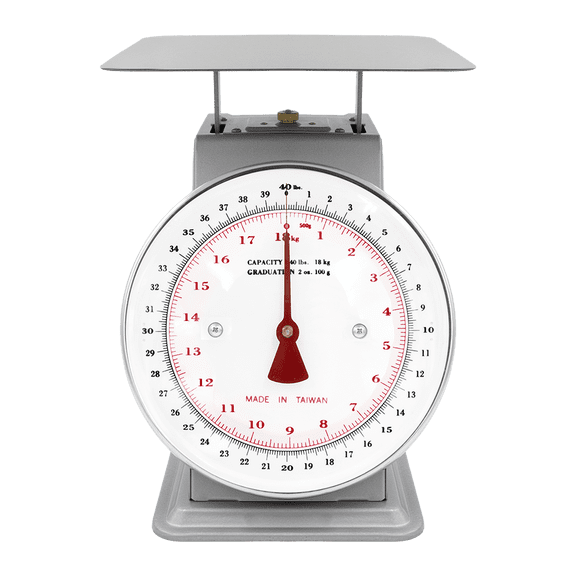 Zenport AZD40 Platform Mechanical Dial Scale, 40-Pound