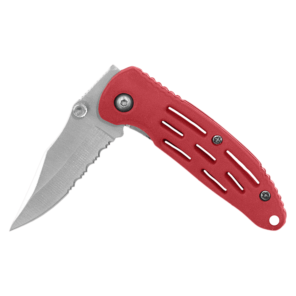 Zenport CSK7021 Deluxe Folding Pocket Knife, Half Serrated Blade, 2.75-Inch - 3 Pack