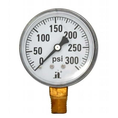 Zenport DPG300 0-300 Psi Dry Air Pressure Gauge