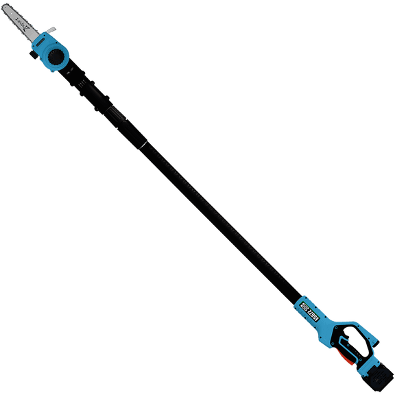 Zenport ES672 Cordless, Battery Powered Pole Chain Saw, 2.5 Meter Length
