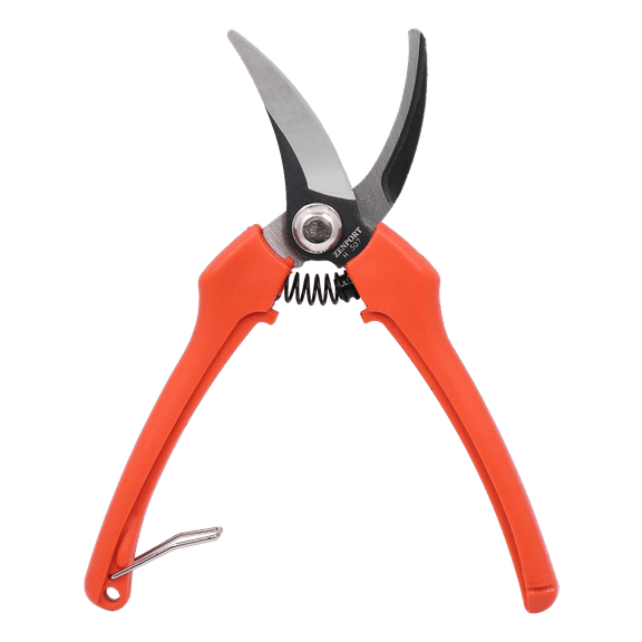Zenport H307 Bypass Snips, 2 Inch Carbon Steel Blades, Orange