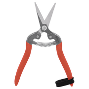 Zenport H300SC Harvest Shear, Long Curved Blade, 2 Inch Stainless Steel Blades, Red
