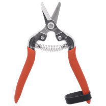 Zenport H301S Harvest Shear, Short Straight, 1 Inch Inch Stainless Steel Blades, Red