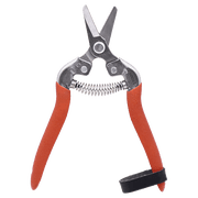 Zenport H301SC Harvest Shear, Short Curved, 1 Inch Stainless Steel Blades, Red - 12 Pack
