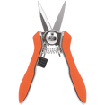 thumbnail image 1 of Zenport H350 Micro Trimmer Shear with Twin Blade, 6-Inch Long, 1.5 Inch Stainless Steel Blades, Orange - 3 Pack, 1 of 5