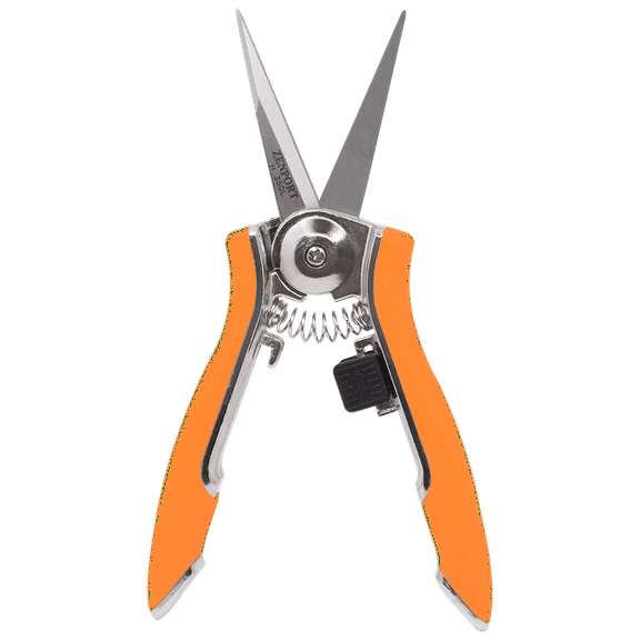 Zenport H350L Micro-Trimmer Shear, 2 Inch Stainless Steel Blades, Orange - 10 Pack