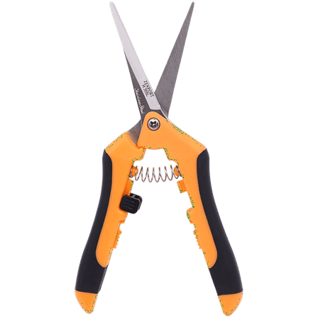 Zenport H355L Hydroponic Microblade Pruner, Long Blades, 2.75 Inch Stainless Steel Blades, Black/Orange