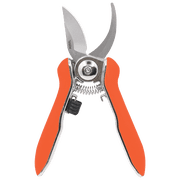 Zenport H358L Curved Blade Micro Trimmer Bypass Shear, 6.5-Inch, 2 Inch Blades, Orange