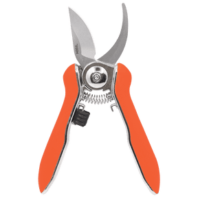 Zenport H358L Curved Blade Micro Trimmer Bypass Shear, 6.5-Inch, 2 Inch Blades, Orange