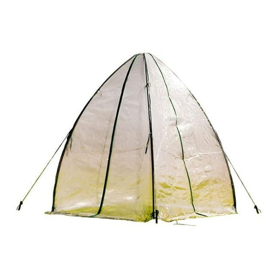 Zenport Industries SH3287-3PK 55.1 x 55.1 x 70.9 in. Winter Garden Tent with Steel Frame & Transparent Cover - Pack of 3