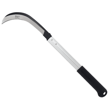Zenport K313 Harvest Sickle, 9 Inch Carbon Steel Blade, Black/Silver - 12 Pack