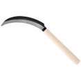 thumbnail image 1 of Zenport K205 Harvest Knife Weeding Sickle with Wood Handle, Steel Blade, 1 of 5