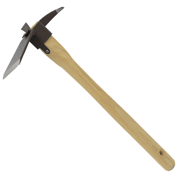 Zenport J6-05 Planting Hoe with 3-Inch Pick, 2.5 Inch Carbon Steel Blades, Beige