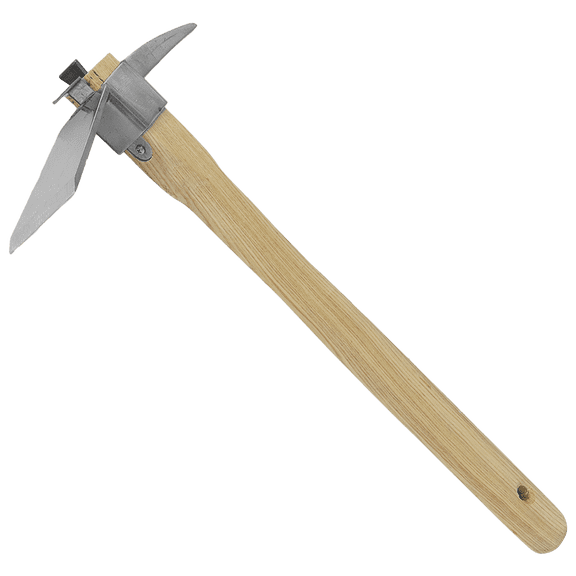 Zenport J6-06 Planting Hoe with Pick, 2.5 Inch Stainless Steel Blades, Beige