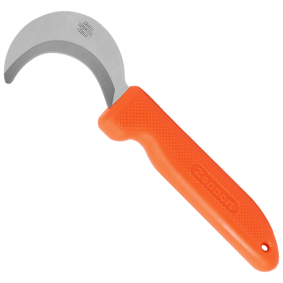 Zenport K101NS Mini Harvest Knife, Orange, 2.5 Inch Stainless Steel Blade, Orange - 24 Pack