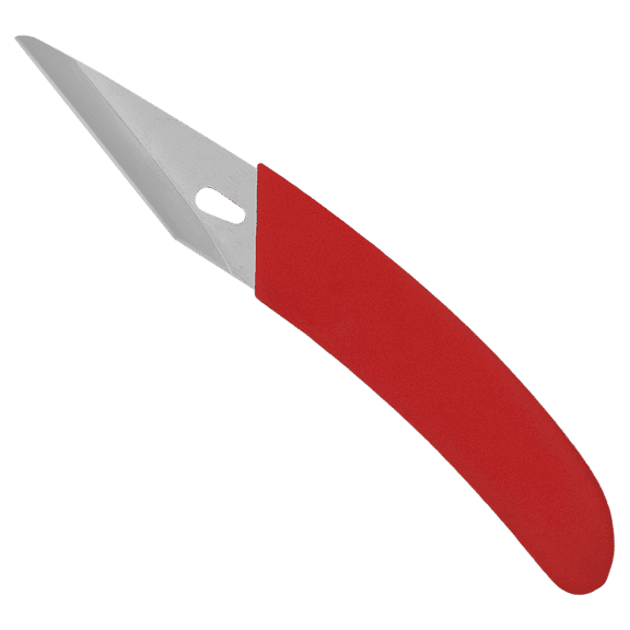 Zenport K108 Budding and Grafting Knife with Sheath, 3.15 Inch Stainless Steel Blade, Red - 3 Pack