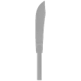 thumbnail image 1 of Zenport K113B Butcher Knife Blade Only, 6.75 Inch Stainless Steel Blade, Silver - 12 Pack, 1 of 3