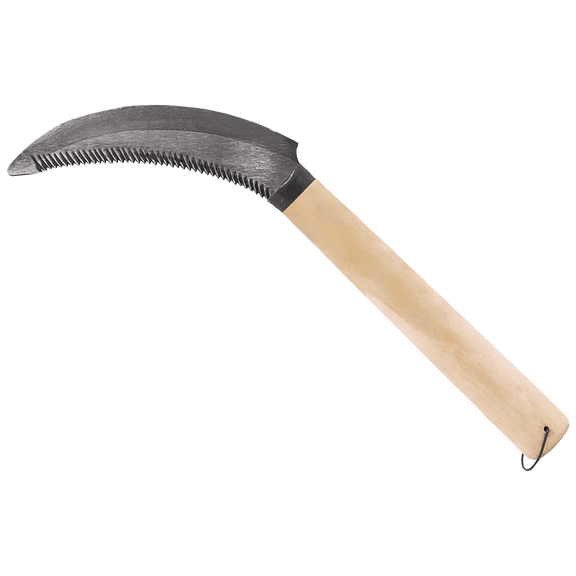 Zenport K201 Harvest Sickle Berry Knife, 4.5 Inch Carbon Steel Blade, Beige - 3 Pack