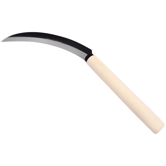 Zenport K205NS Harvest Knife, Wood, 6.5 Inch Carbon Steel Blade, Beige - 3 Pack